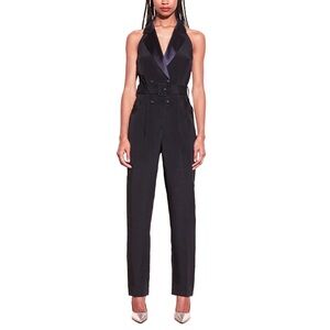 SILK TUXEDO JUMPSUIT Fleur Du Mal
